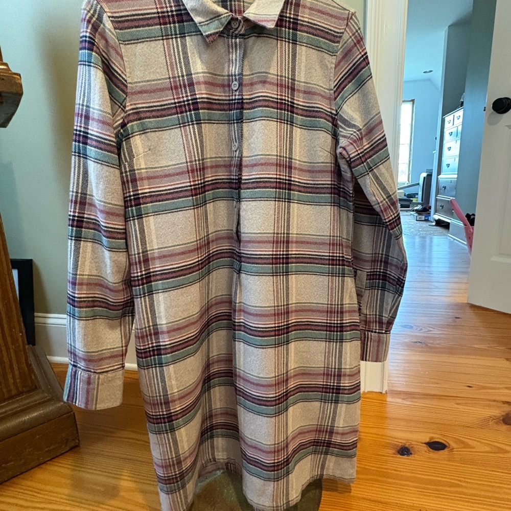 Patagonia Plaid Long Sleeve Dress - Multicolor